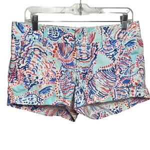 Lilly Pulitzer Walsh Short 100% Cotton Size‎ 4 (2357)